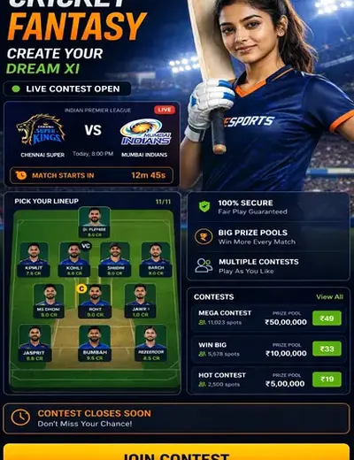Oddsbet777 (oddsbet 777) fantasy cricket & matchday visual 3